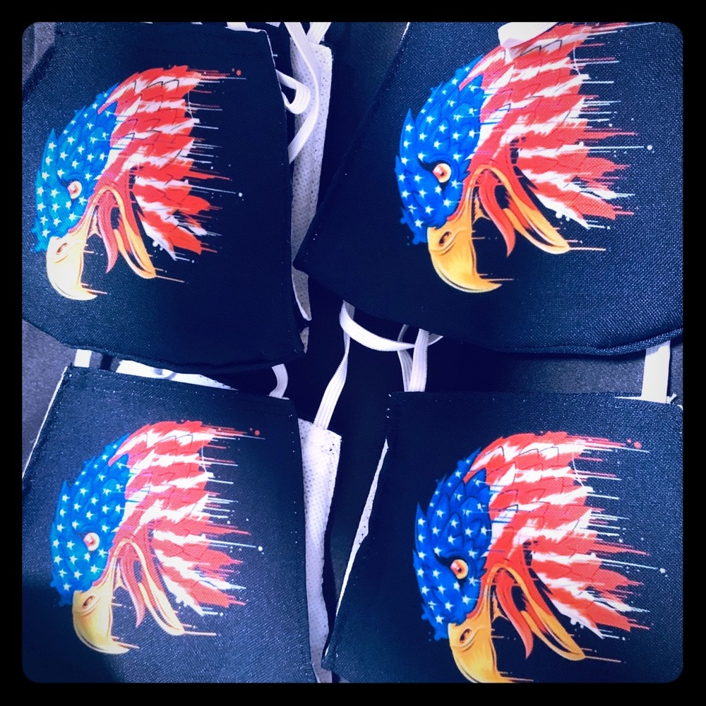 EAGLE FLAG USA FACEMASK